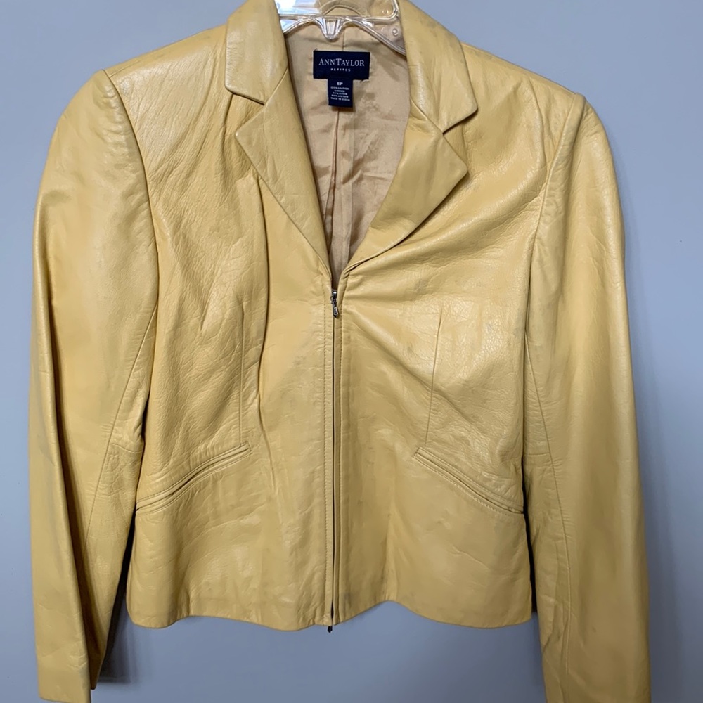 Ann Taylor leather jacket